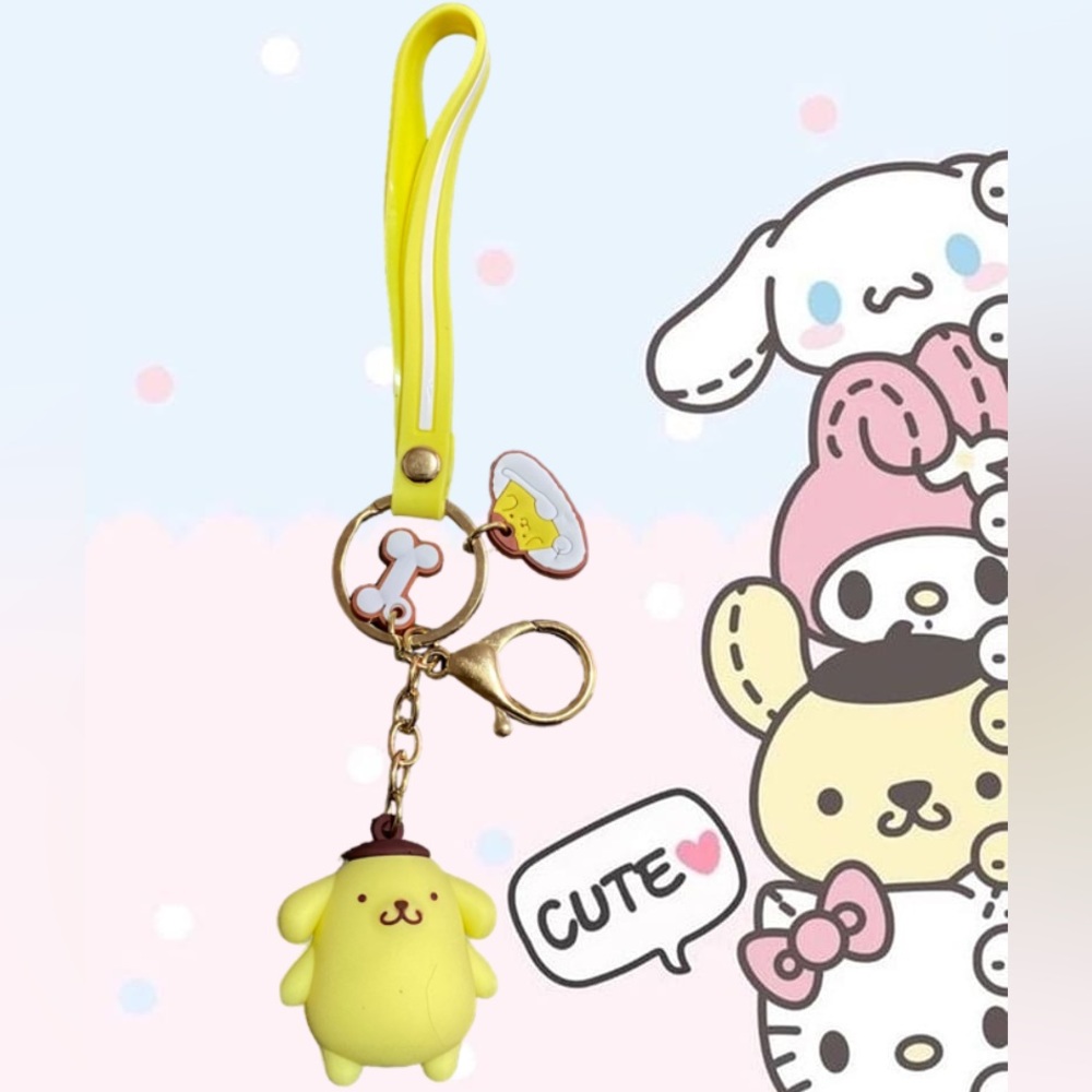 Pompompurrin keycahin 💛🤎